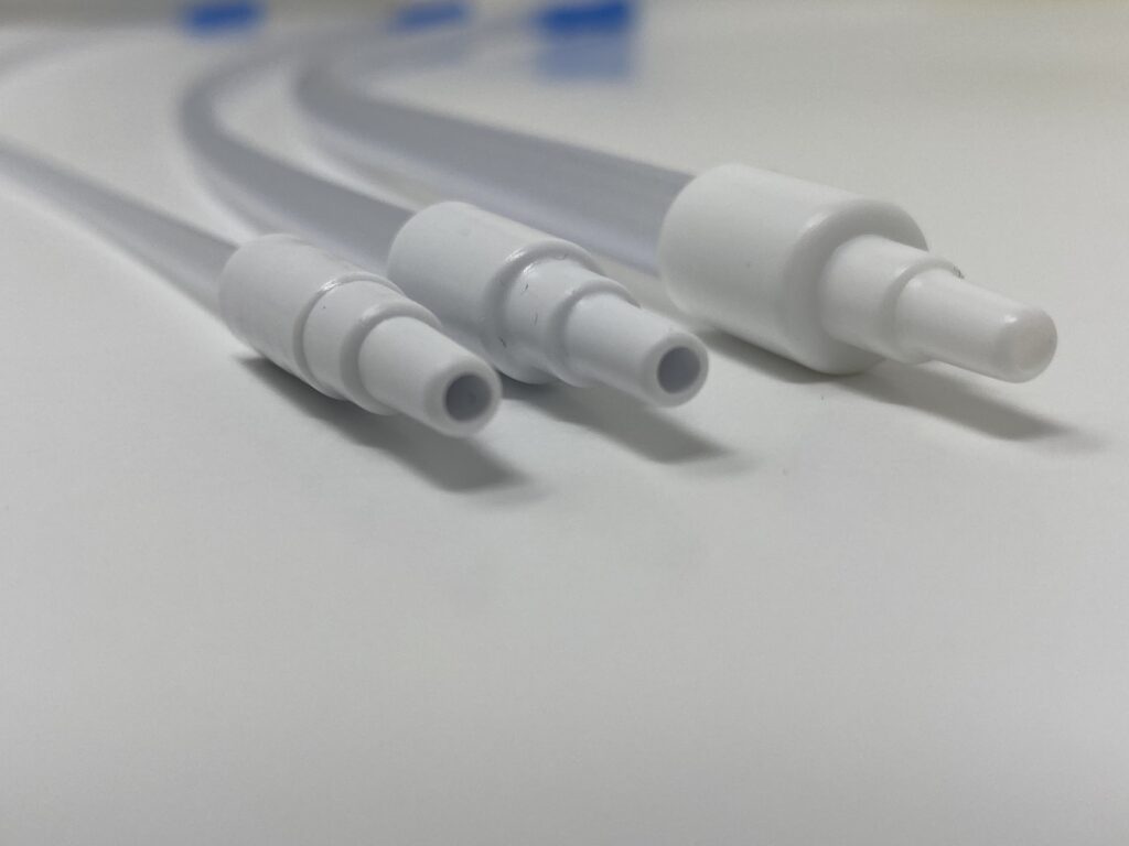 Esophageal stethoscope tubes connectors